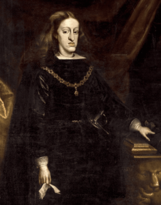 An portrait of one of the Habsburgs with their distinctive chin
