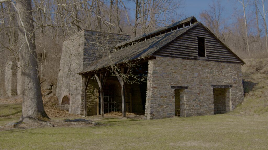 A photo of the Catoctin Furnace